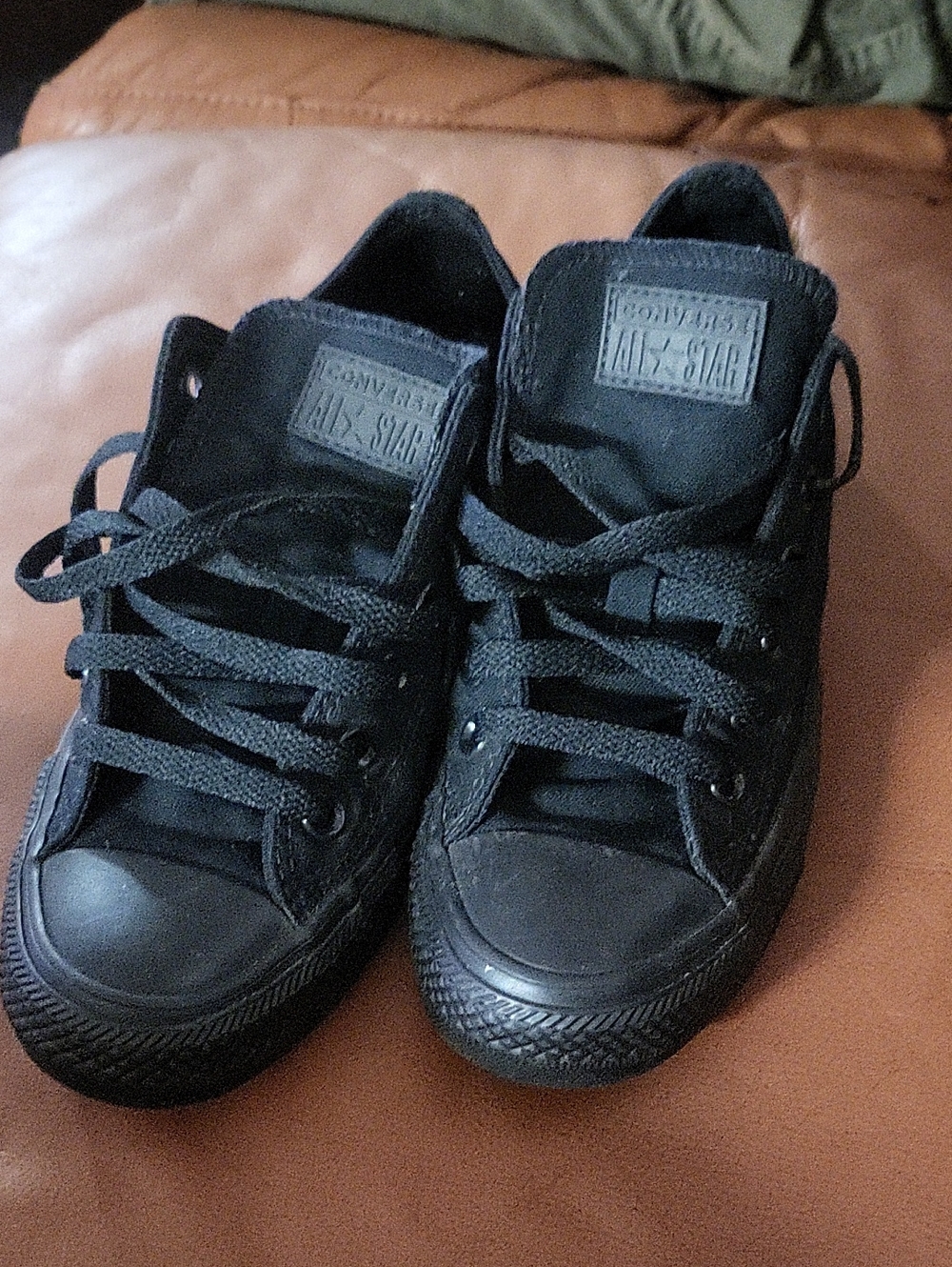 Converse Black Low Top Canvas Sneakers